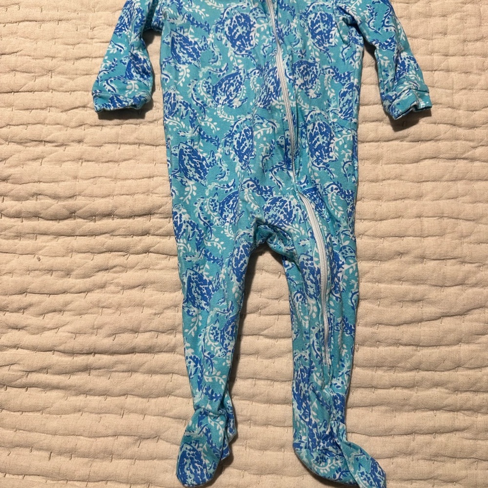 Lilly Pulitzer Pottery Barn Onesie 3-6 months